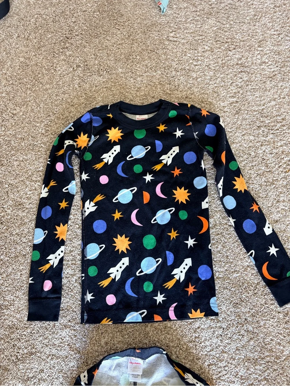 Hanna Andersson Space-Themed Pajama Set